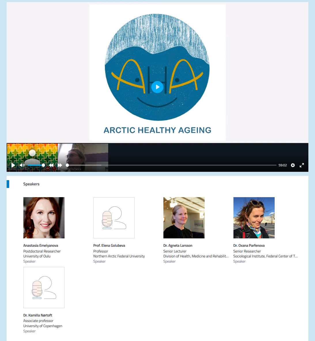 UArctic - University Of The Arctic - UArctic TN On Health And Well ...